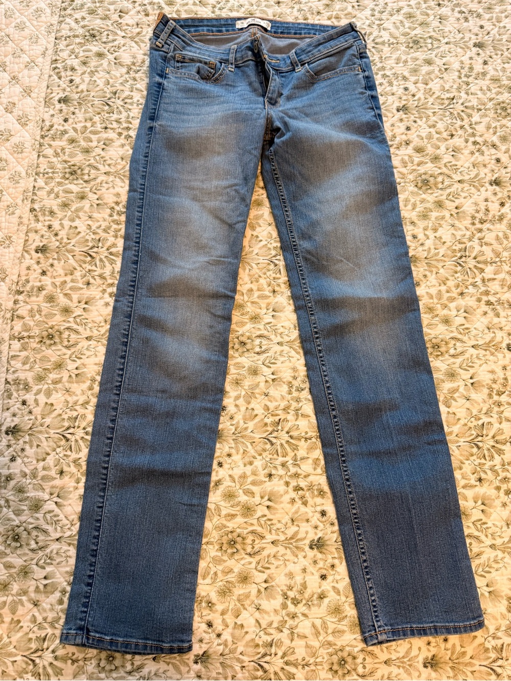 Hollister Medium Blue Women's Straight Leg Jeans